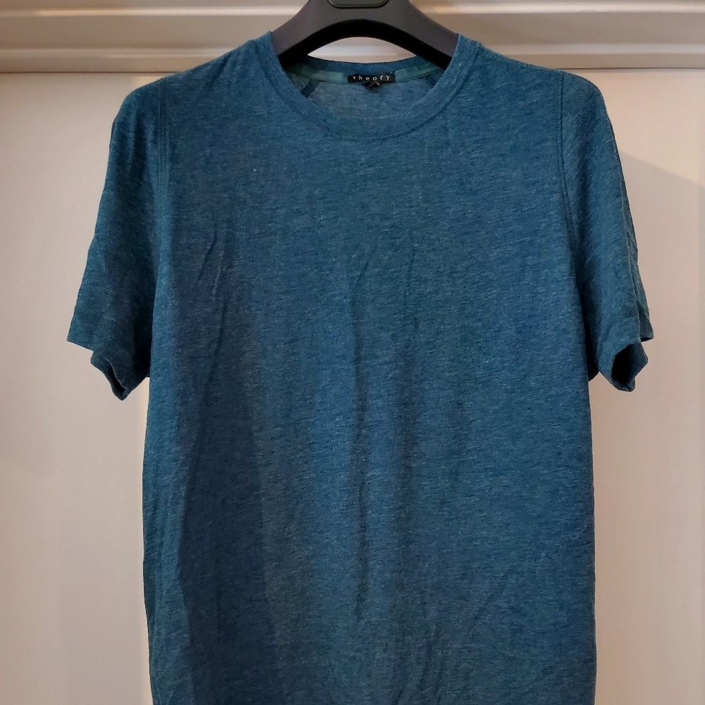 Theory Crewneck Short Sleeve T Shirt Sz M